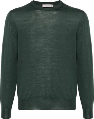 Canali fine-knit sweater - men - Merino - 56 - Green