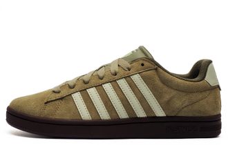 K-Swiss K-Swiss K Swiss Court Tiebreak II Suede Mens Trainers - Green - Size UK 10