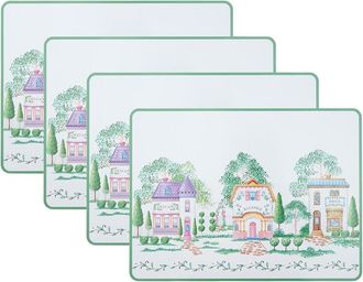 Lenox Set Of 4 Spice Village Cork Placemats