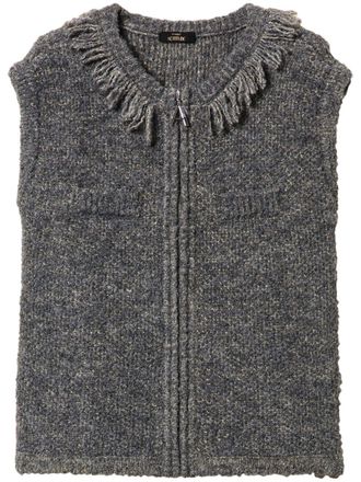 Twin-Set bouclé gilet - Grey
