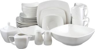 Gibson Zen Buffetware 39-Piece Dinnerware Set in White at Nordstrom