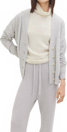 Kathryn McCarron Anders Cashmere Cardigan In Grey