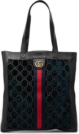Gucci Pre-owned Gucci Large GG Velvet Web Ophidia Tote Ladies LHS4L7L5XMSMCND1