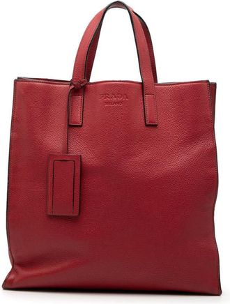 Prada Pre-owned Prada Vitello Daino Convertible Shopper Tote Ladies FE6VY395UT9HAYIT