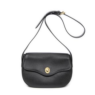 Dior Pre-owned Womens Vintage CD Flap Crossbody Shoulder bag - Black - One Size