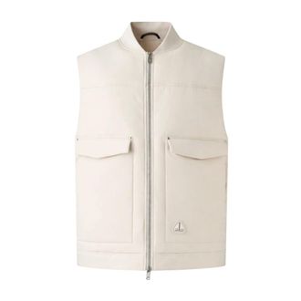 Moose Knuckles Vests, male, Beige, Size: 2XL Brixton Vest