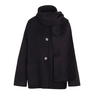 Jovonna London Dames, Jassen, Zwart, Maat: XS Wol