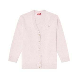 Diesel Truien & Vesten, Dames, Roze, XS, Wol, Chunky Cardigan