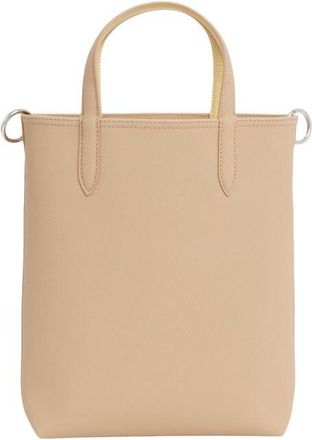 Lacoste Leather Tote Bag - Beige