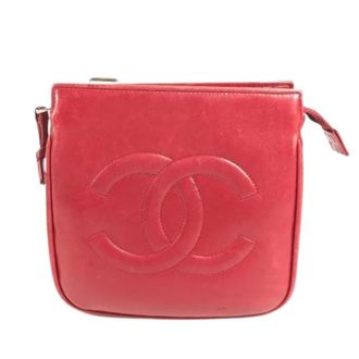Chanel Pre-owned Vintage Belt Bag - Dames - Pre-owned - Rood - Maat: ONE Size Leer
