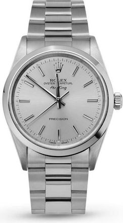 Rolex Pre-owned Rolex Air King Automatic Chronometer Silver Dial Unisex Watch 14000 SSO