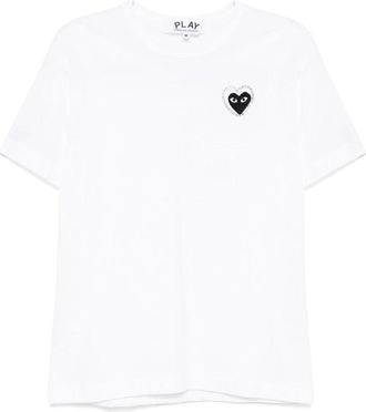 Comme Des Gar&ccedil;ons T-Shirts, female, White, Size: XS Black T-shirts and Polos