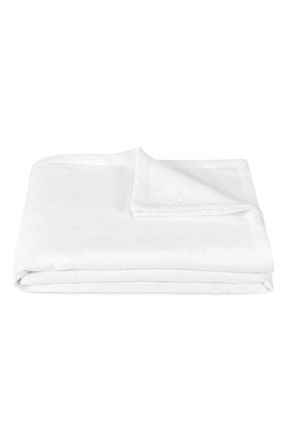 Matouk Cora Coverlet in White/White at Nordstrom, Size King