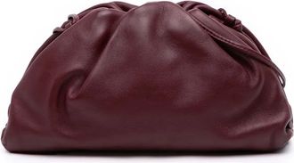 Bottega Veneta Borsa a tracolla The Mini Pouch in pelle di agnello 2012-2025 - Rosso