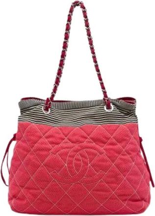 Chanel Pre-owned Denim bolsos-chanel - Pre-owned - Mujer - Rojo - ONE SIZE
