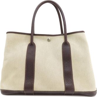 Hermès Marron Toile H Tote Bag (Pre-Owned)