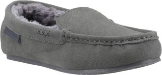 Hush Puppies Annie Mocassin Su&egrave;de Dames Grijze Slippers