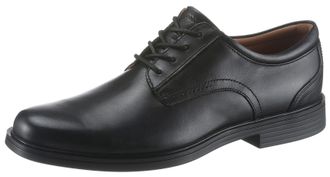 Clarks Schn&uuml;rschuh CLARKS Aldric Lace, Herren, Gr. 41, schwarz, Leder, Schuhe Schn&uuml;rschuh, mit weicher Lederinnensohle, Freizeitschuh, Halbschuh, Schn&uuml;rschuh