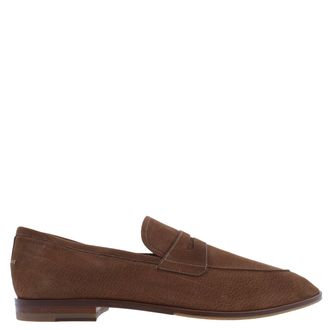 Bally Wedian Nubuk Penny Loafers
