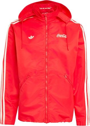 adidas x Coca Cola Nylon Parka Asia Sizing Vivid Red KY2105