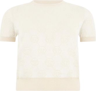 Philipp Plein Mujer, Jerseys, Beige, Talla: S