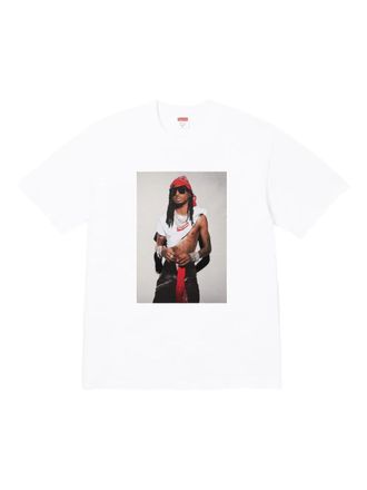 SUPREME graphic playboi carti tee - unisex - Cotton - L - White
