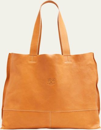 IL BISONTE Valentina Vachetta Leather Tote Bag