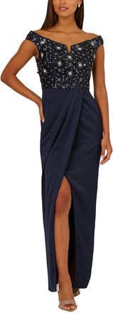 Aidan Mattox Embellished Maxi Dress