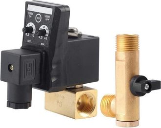 OEM V&aacute;lvula De Drenaje Electr&oacute;nica Autom&aacute;tica De Lat&oacute;n G1/2 Dn15 Para El Drenaje De Condensado En Compresores De Aire