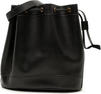 Herm&egrave;s Pre-owned Market GM Bucket Bag - Pre-owned - Mujer - Negro - ONE SIZE