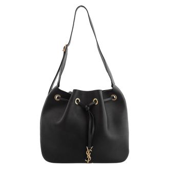 Saint Laurent Paris Vii Medium Hobo Bag In Leather
