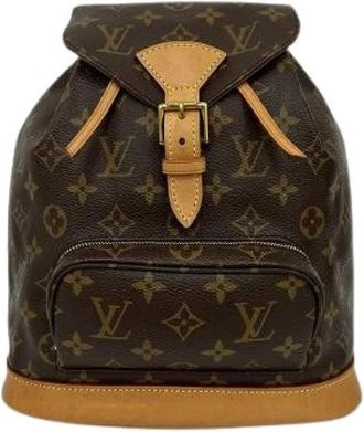 Louis Vuitton Pre-owned Canvas Rugzak - Dames - Vintage Rugzakken - Bruin - ONE Size - Vintage