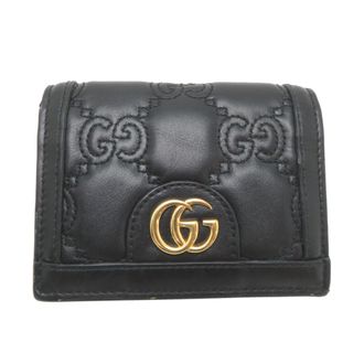 Gucci Black Leather Wallet (Bi-Fold) (Pre-Owned)