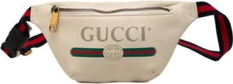 Gucci Pre-owned Belt Bags, female, White, Size: ONE SIZE Pre-owned Vintage Sling Bag