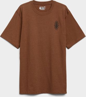 Carhartt Work in Progress Mens Faded graphic logo T-shirt