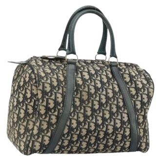 Dior Pre-owned Handbags, female, Blue, Size: ONE SIZE Pre-owned Boston Bag