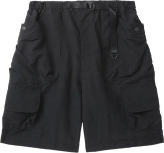 Comme Des Gar&ccedil;ons multi-pocket cargo shorts - Black