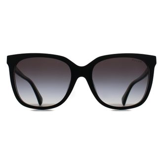 Ralph Lauren Ralph by Lauren Square Womens Shiny Black on Transparent Grey Gradient RA5343U - One Size