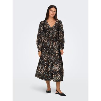 Jacqueline de Yong Bedrukte, lange jurk