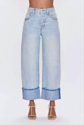 Pistola Denim Ryder High Rise Cuffed Straight Jeans In Sunrise