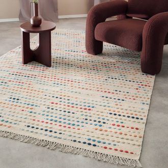 Wecon Home Teppich »Maddie« rechteckig 11 mm Höhe handgewebt, robust, strapazierfähig, skandinavisch, Naturfaser