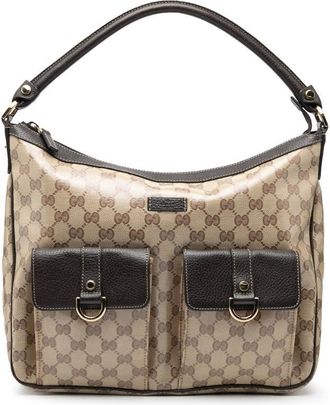 Gucci Pre-owned Gucci GG Crystal Abbey D Ring Handbag 293581 204990