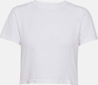 Re/Done Cotton jersey crop top