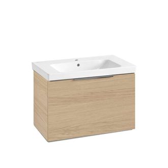 Villeroy & Boch Architectura - Mueble Para Lavabo, 75x47x42 Cm, 1 Caj&oacute;n, Ceramicplus, Roble N&oacute;rdico 4a8780r1svj