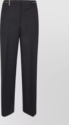 PESERICO womens straight leg trousers side pockets
