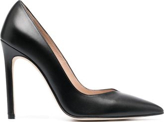 Stuart Weitzman Anny 110 leather pumps - women - Calf Leather/Calf Leather/Calf Leather - 41 - Black
