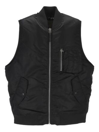Applied Art Forms zip-up vest - men - Recycled Polyamide - L - Black