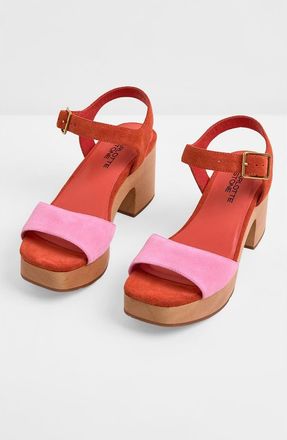 Charlotte Stone Mona Clog Sandal in Flamingo at Nordstrom, Size 13