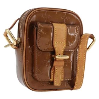 Louis Vuitton Pre-owned Cross Body Bags, female, Brown, Size: ONE SIZE Pre-owned Vintage Patent Leather Cross Body Bag