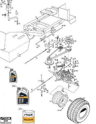 STIGA Sports Caja De Cambios Original Stiga - 1134-3365-01
